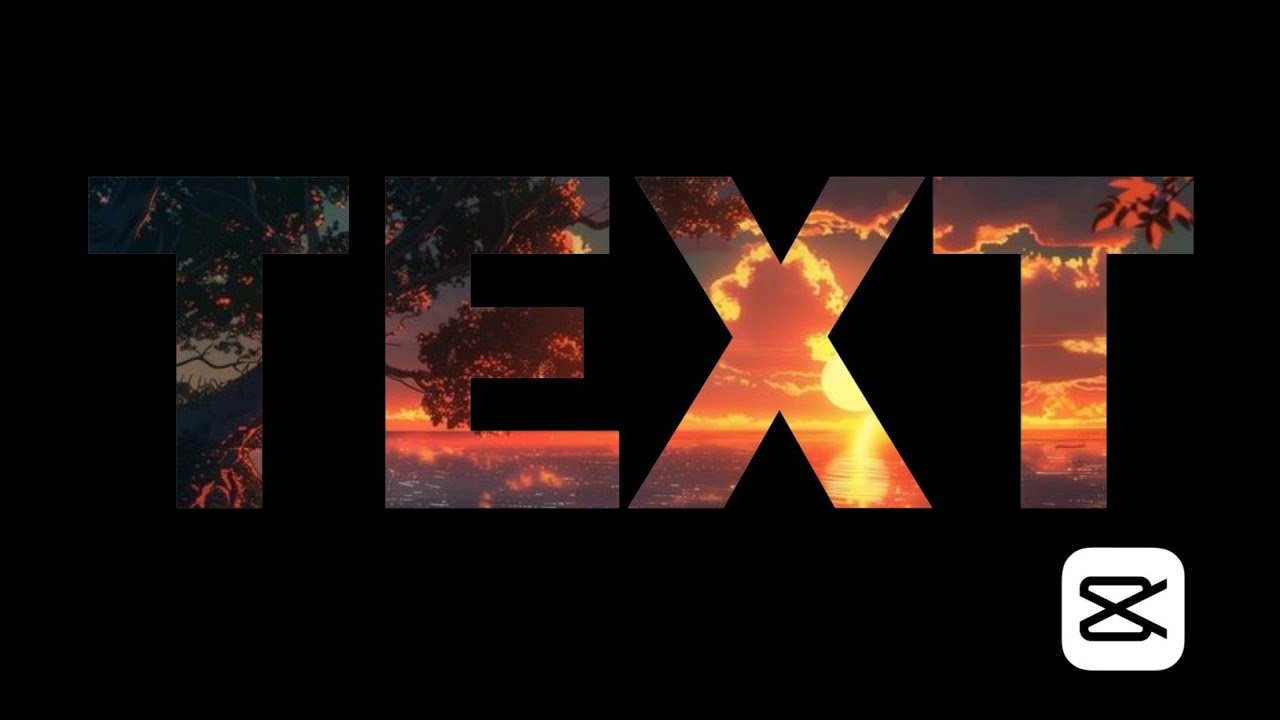 How to 🤫Add Video Inside Text in Capcut 2024