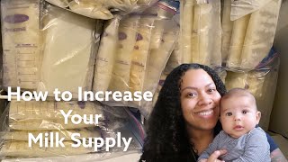 How To Increase Your Breast Milk Supply | 35+ oz A Day | 3 EASY STEPS