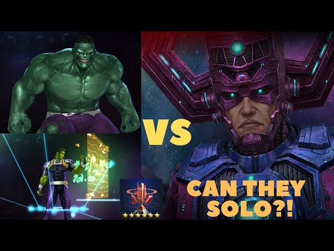 T3 Immortal HULK & Awakened AMADEUS CHO (BRAWN) vs GALACTUS GBR SOLO! (No CTP) - Marvel Future Fight