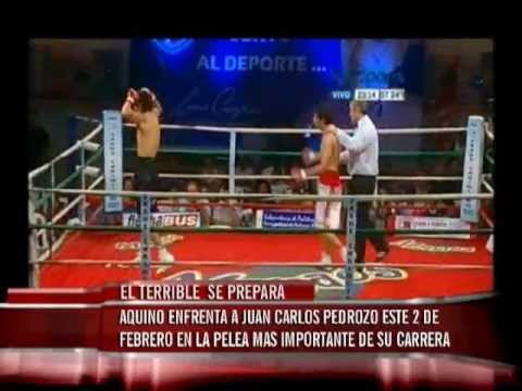 Aquino enfrenta a Juan Pablo Pedrozo el 2 de febrero en la pelea más importante de su carrera