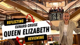 Our last night on the Queen Elizabeth | Reviewing, reflecting, and discussing our time on board