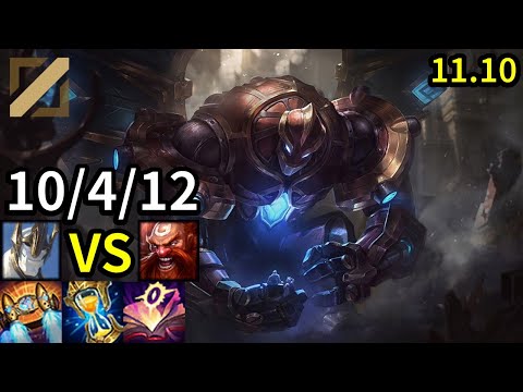 Galio Mid vs Gragas - KR Master | Patch 11.10