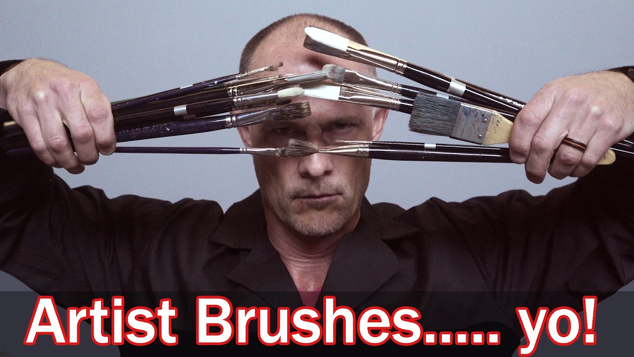 The Brush That Changed Everything: Oil Painting Brush Guide Flats, Rounds, Filberts, & Fans!