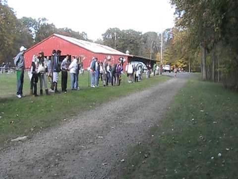 NJ Bergen County XC Champs 2011 Girls Group D Finish Darlington 