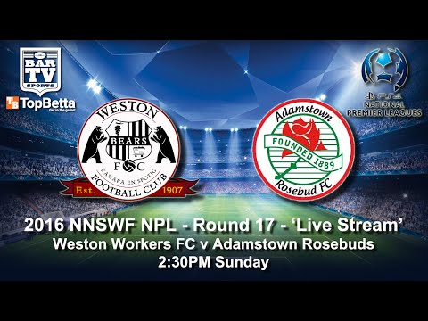 2016 NNSWF NPL Round 17 - Weston Workers FC V Adamstown Rosebuds
