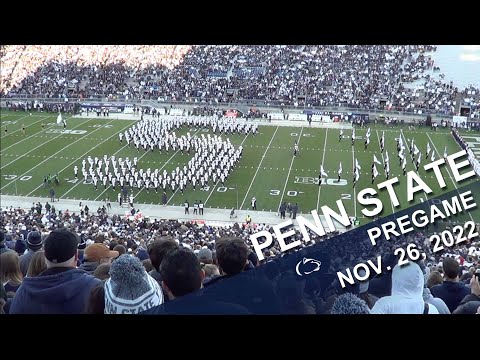 The Penn State Blue Band pregame show.   Nov.  26, 2022.
