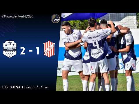 San Martín (FSA) 2 - 1 9 De Julio (R) | Torneo Federal A | Segunda Fase