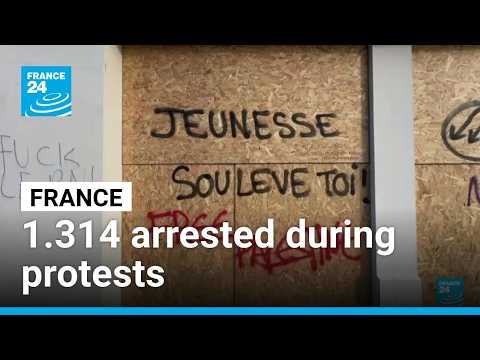 France: 1.314 arrested during protests across the country
