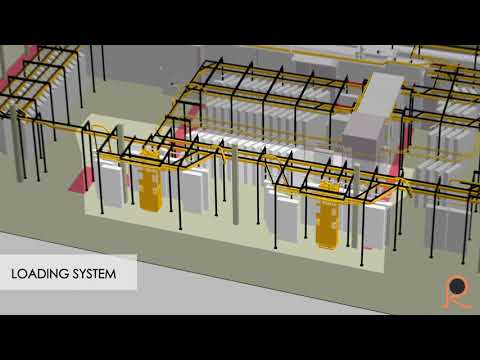 Convoyeur aérien avec rails droits et courbes - k8-2 power & free_1
