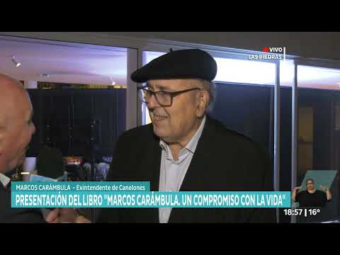 Presentan en feria del libro de Las Piedras el libro “Marcos Carámbula. Un compromiso con la vida"