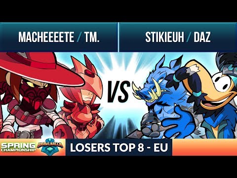 Stikieuh & Daz vs Macheeeete & TM - Losers Top 8 - Spring Championship EU 2v2