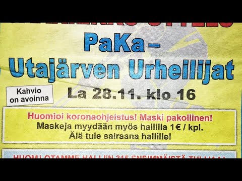 28.11.2020 III-div jääkiekko ottelu Kuusamon Pallo-Karhut PaKa – Utajärven Urheilijat