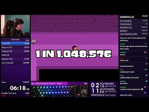 Undertale Speedrun, but I have DREAM LUCK...