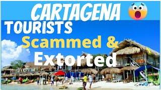 Tourists being Scammed in Cartagena-  Extorted on the Beach | Colombia