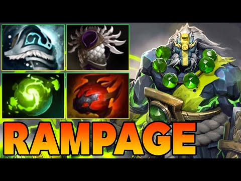 Rampage + 26 Kills Earth Spirit !! Earth Spirit Dota 2 Mid Carry Combo Pro Gameplay Guide 7.40