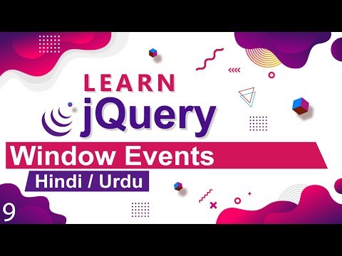 jQuery Window Events Tutorial in Hindi Urdu