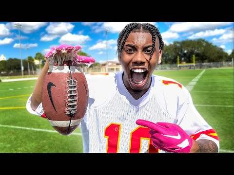 THE NFL BANNED PLAYERS FROM USING THESE GLOVES!!! (CRAZY)