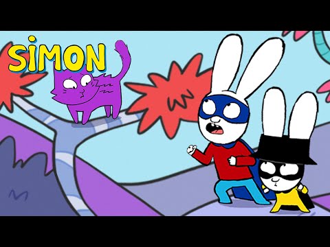 Capa de O Gatinho em Perigo! | Simon | Episódios Completos 1h | Temp. 4 | Desenhos animados infantil