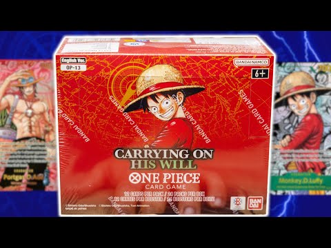 OP13 CARRYING ON HIS WILL - CASE OPENING - One Piece Card Game