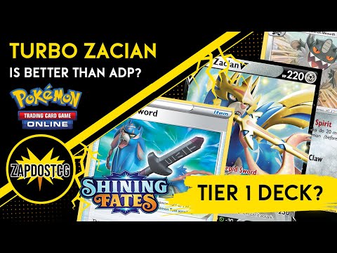 Turbo Zacian Deck With Rusted Sword Is Better Than ADP!? (Pokemon TCG)