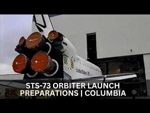 Space Shuttle Columbia Prepares for Launch | STS-73 | 1995