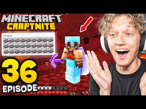 Craftnite 2: Episode 36 - NETHERITE MINING HACK! (new secret)