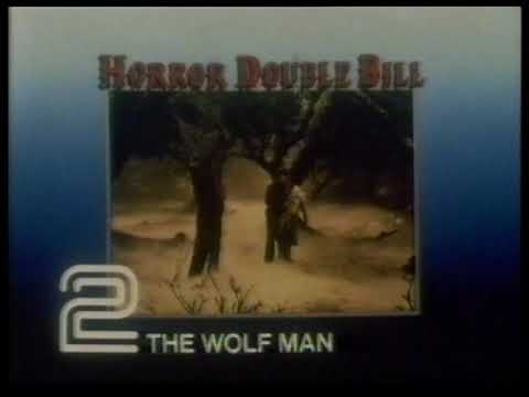Saturday, 6 August 1983 - BBC2 'Horror Double Bill' : announcement for 'The Wolfman' (1941)