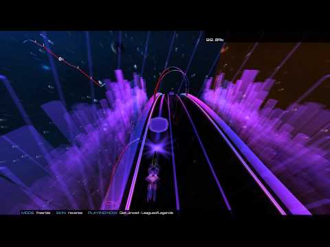 Audiosurf 2 / Freeride mode / get jinxed