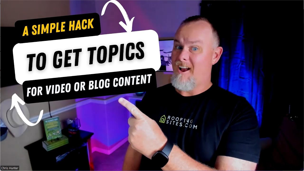 A simple hack to get topics for videos or blog content