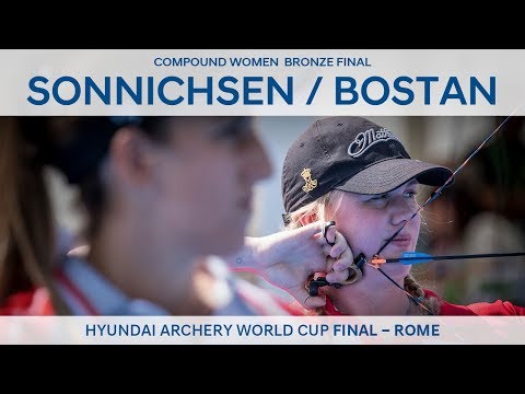 Sarah Sonnichsen v Yesim Bostan – Compound Women’s Bronze final | Rome 2017