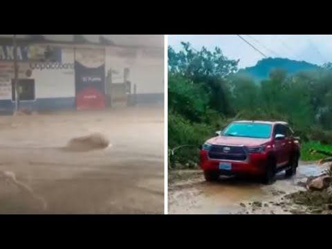 Torrencial lluvia causa accidentes y anegaciones en Yacuiba
