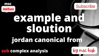 Rational canonical form example and solution