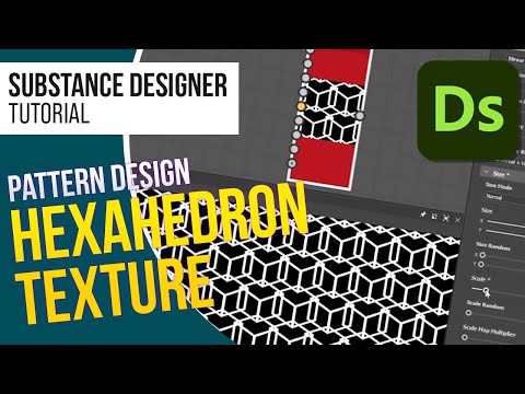 How To Create Hexahedron Pattern Texture l Substance 3D Designer Tutorial