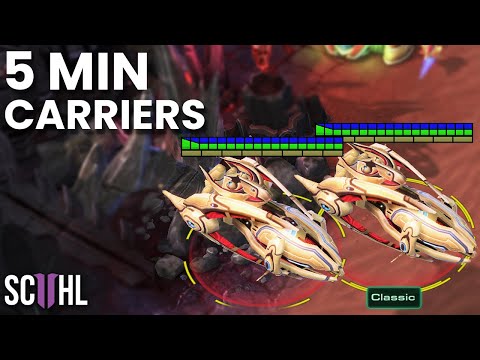 Classic's 5 MINUTE CARRIERS - Starcraft 2: Serral vs. Classic