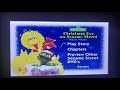 Sesame Street Christmas Eve On Sesame Street 2002 DVD Walkthrough