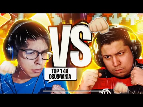 I 1V1 THE BEST 4K PLAYER IN OSU!MANIA | SillyFangirl vs Myuka on ROBLOX FNF