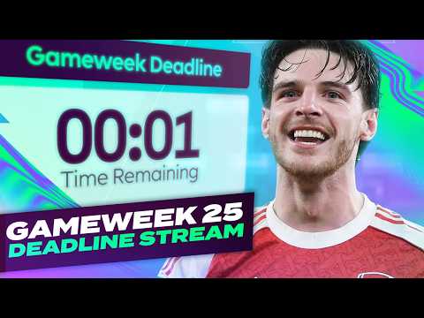 TRANSFERS TO MAKE 🤔  FPL DEADLINE STREAM GAMEWEEK 25 🔥 | Fantasy Premier League Tips 2025/26