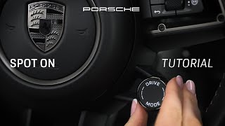 Porsche How to use the drive mode switch in the all-electric 