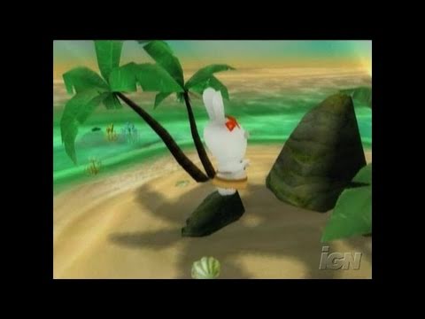 Rayman Raving Rabbids 2 Nintendo Wii Gameplay - Swimming