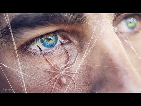 Neon Glow Effect Portrait Photoshop Tutorial