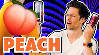 Red Bull Peach vs Burn Peach Zero