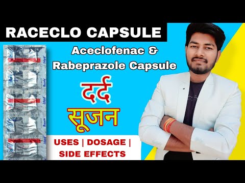 Aceclofenac and rabeprazole sodium capsules, 200 mg