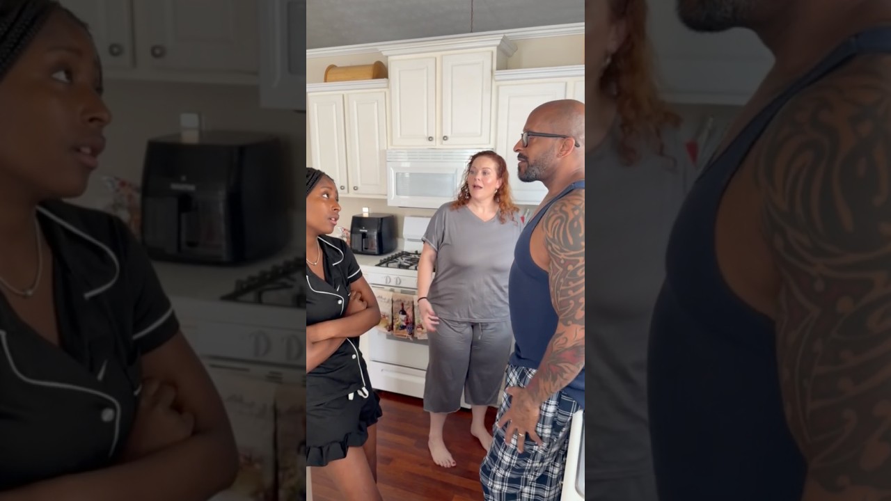 Brooke quickly changes the subject when Bethany walks in and tries to get Larry not to say nothing