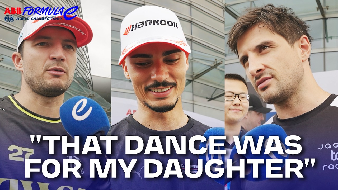 Pascal Wehrlein's Victory Dance & Reaction From The Grid | Shanghai E-Prix | Round 12 | Formula E