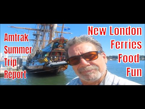 America's Most Popular Train Summer in CT Exploring &  Amtrak Seaside Ride to NYC