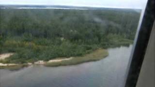 Landing at Kallax Airport, Luleå, Sweden.