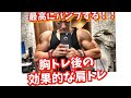 ［目指せ肩メロン］胸トレからの肩トレ編