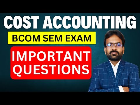 Cost Accounting BCom Syllabus Live Classes CWG for BCOM