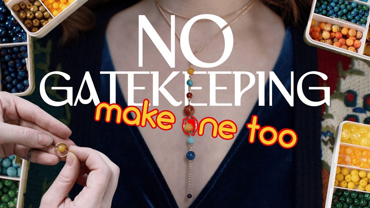 I sell these, 🪐 but here’s how make your own planet necklace ✨