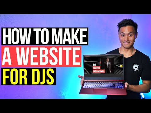 How to Make a DJ Website in 9 Minutes (Step-By-Step)